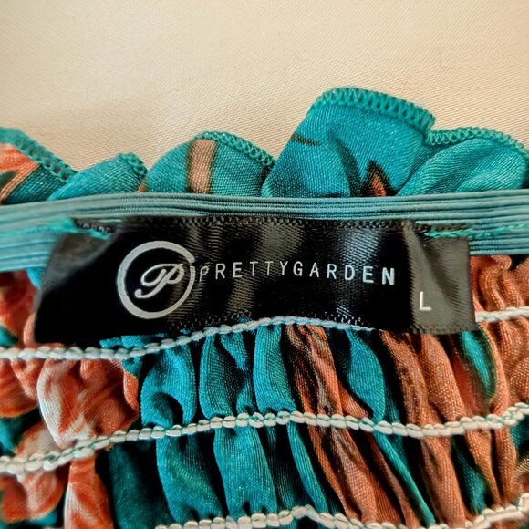 PRETTYGARDEN Women's Floral Off Shoulder Bodycon Dress - Picture 4 of 7